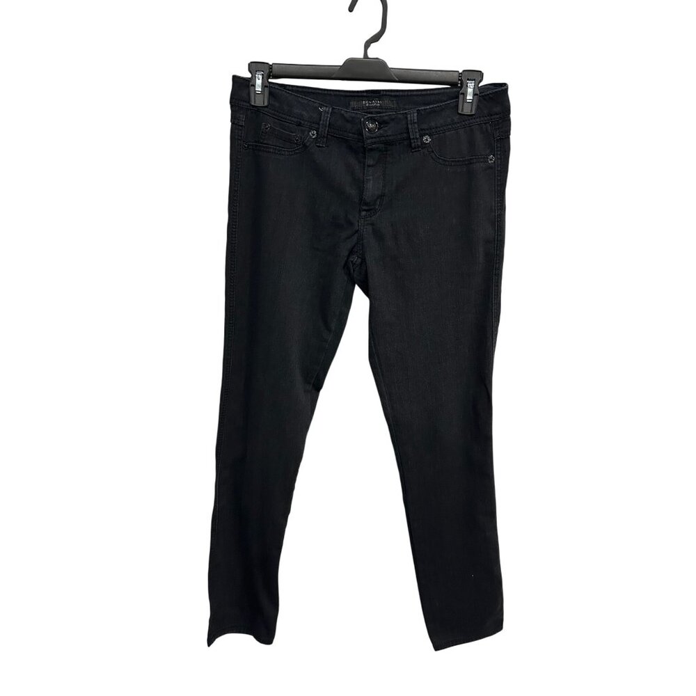 Domaine Brand Black Classic Denim Skinny Fit Jeans Size 11 Stretchy Casual